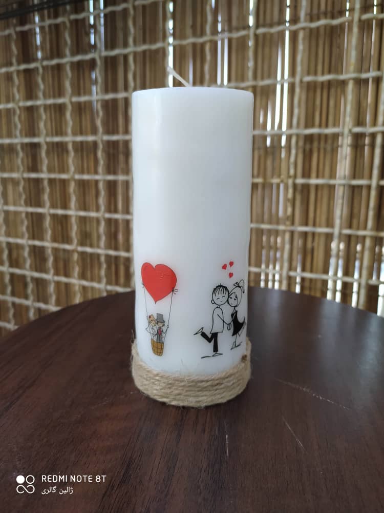 شمع استوانه عشق ارتفاع بلند