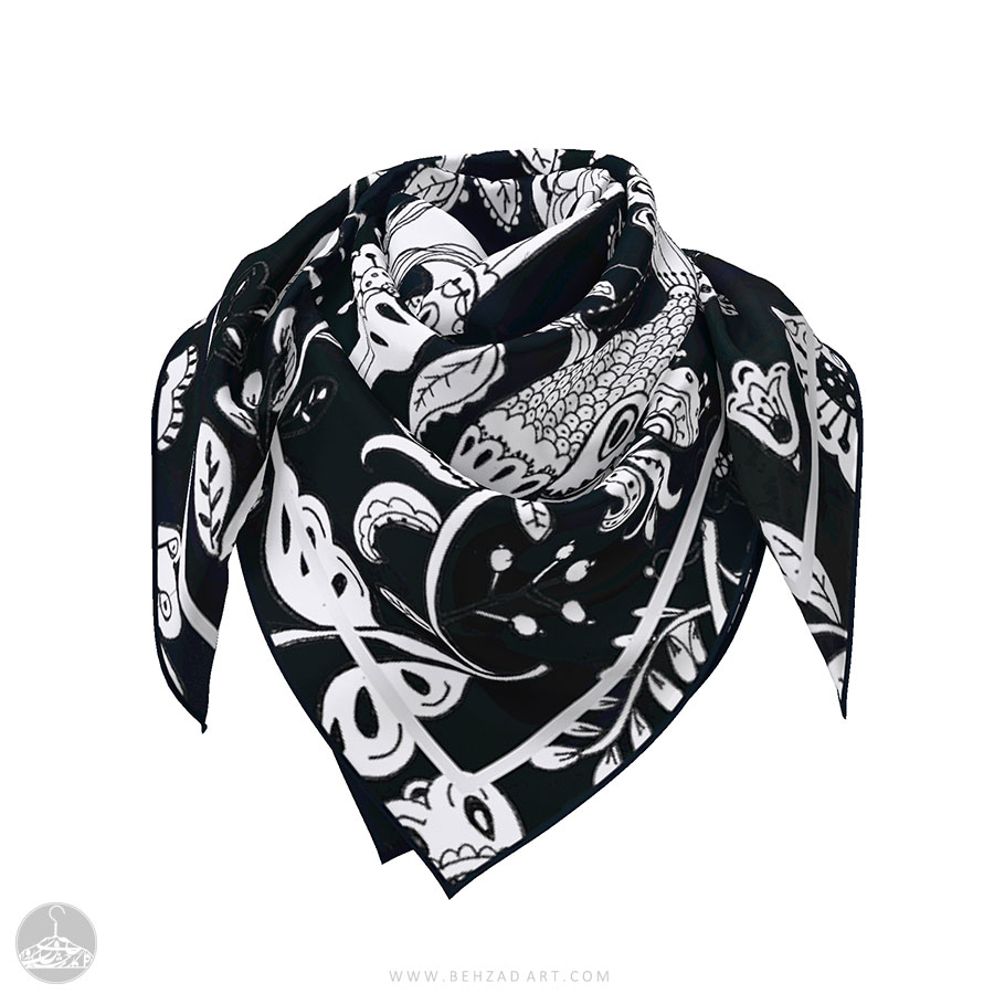 دستمال سر طرح پری و پیشی