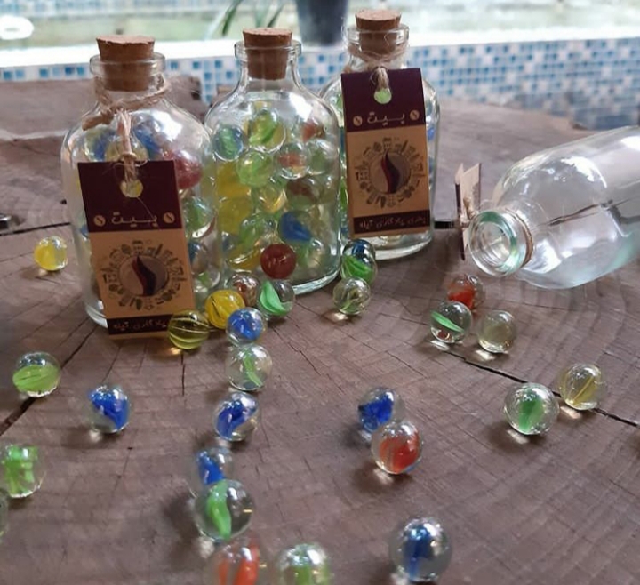 بطری یادگاری تیله(بیت) دلتنگی ها