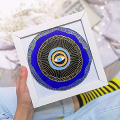 قاب دکوری چشم نظر 40 سانتی متر