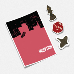 استیکر پشت سفید (فیلم inception)