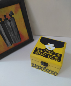 صندوقچه چوبی بانوی خورشید1 